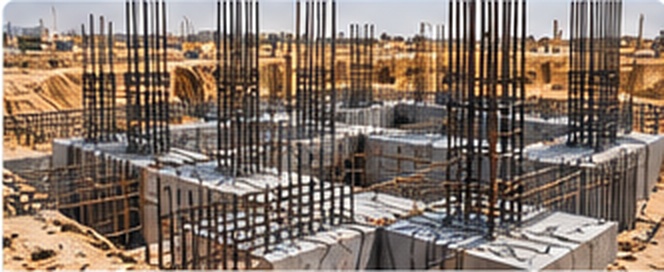 Representative foundations and footings construction project