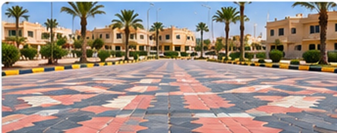 Representative interlock outdoor areas project