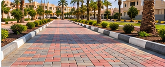 Representative interlock paving project