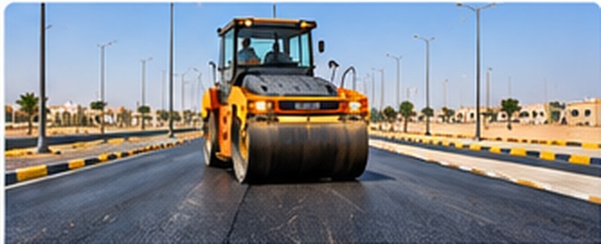 Representative asphalt road improvement project
